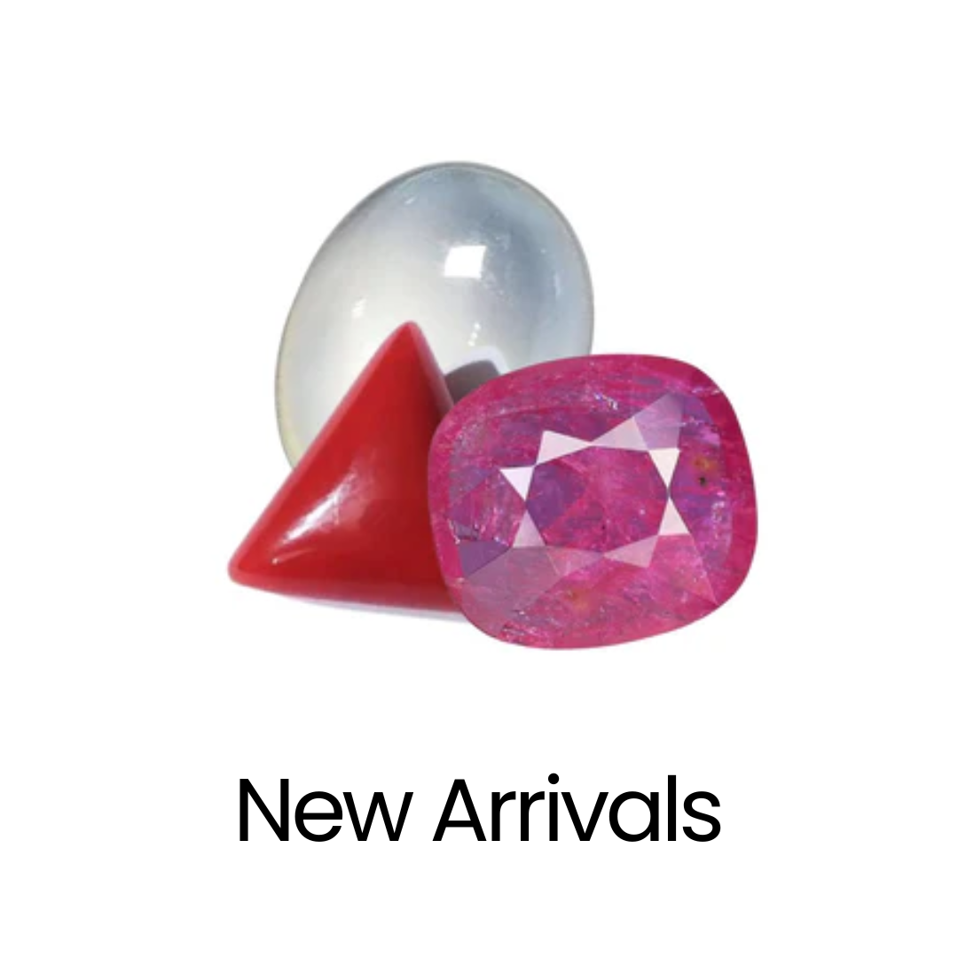New arrival certified gemstones Ruby Red Coral and Moonstone collection Kolkata